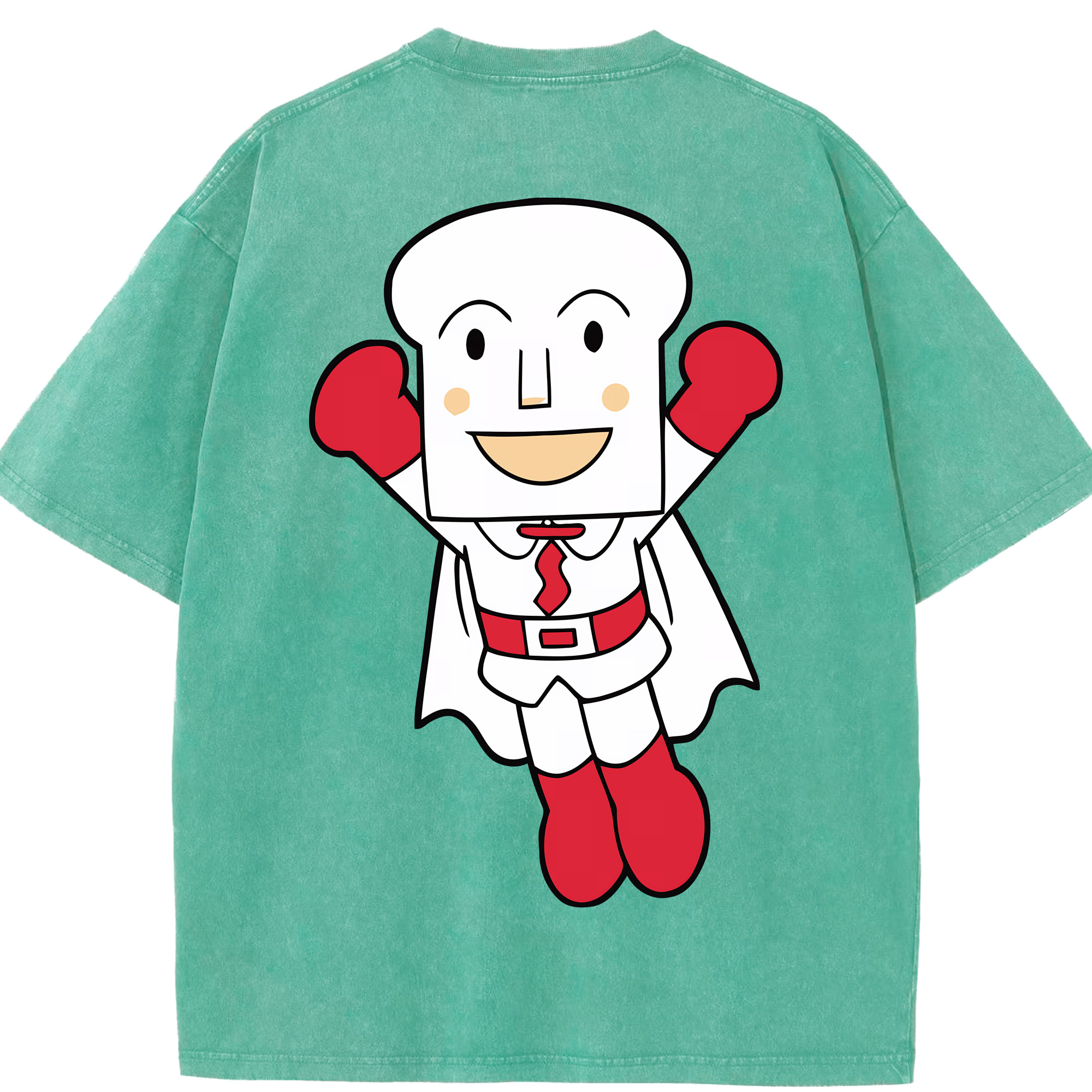 （画像用） アンパンマン Anpanman 綿100% ヴィンテージ風 半袖Tシャツ（背面プリント）